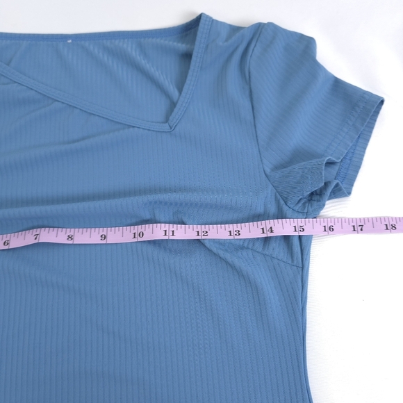 Cupshe Ailyn Rib Asymmetrical bodysuit - Picture 4 of 9